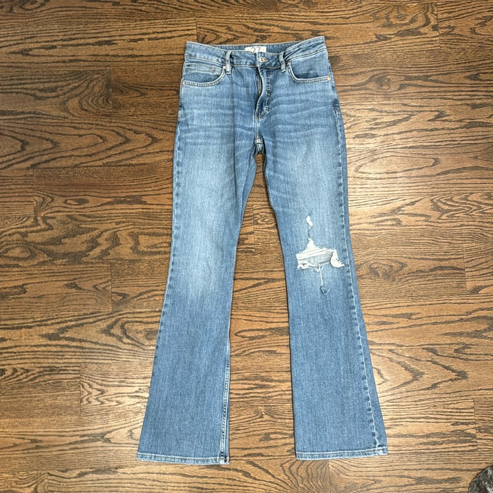 Free People - Carmen Flare Jean in Vintage Indigo